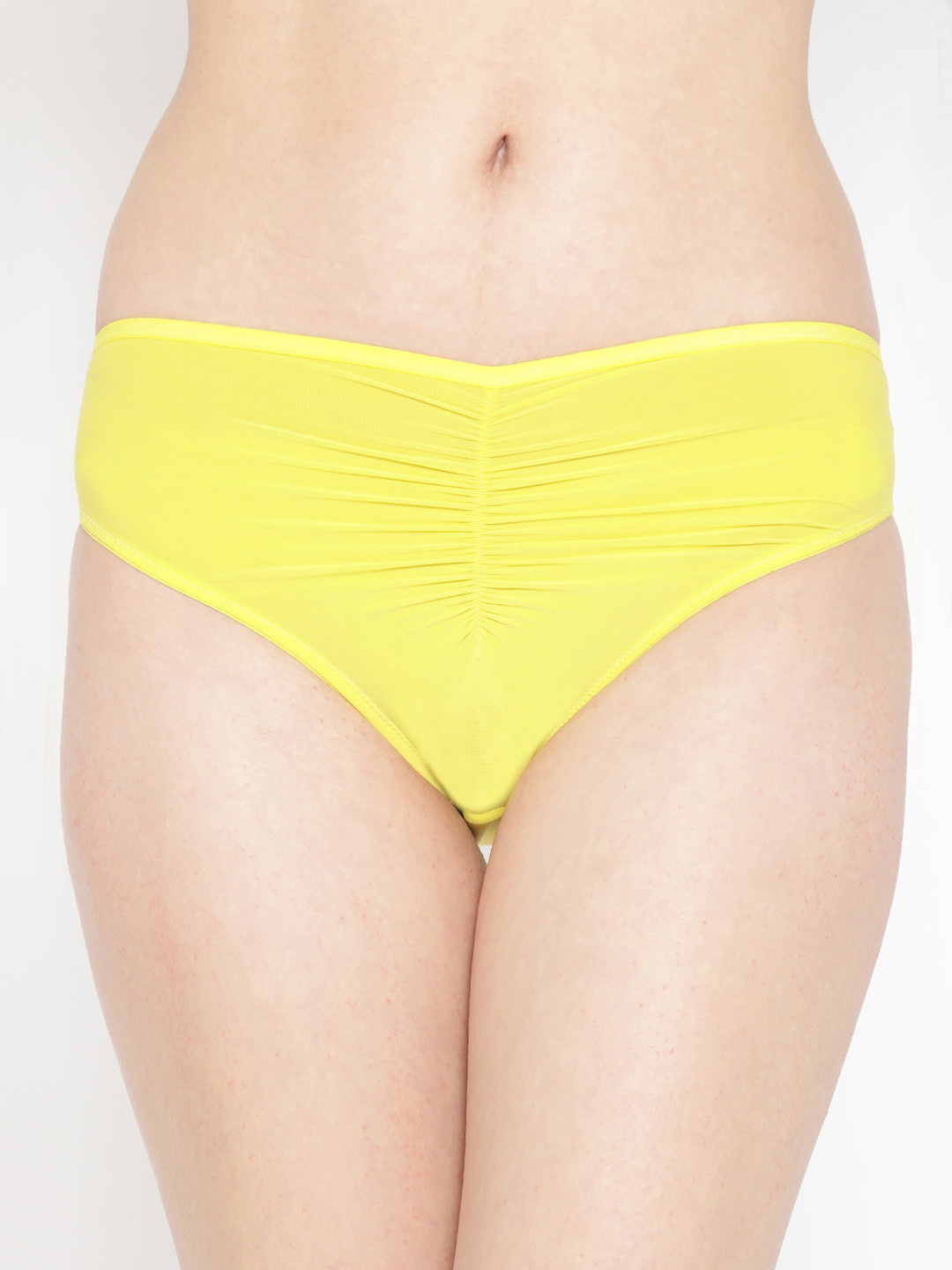 Buy EROTISSCH Women Yellow Solid Basic Briefs AIP 1B Briefs for Women