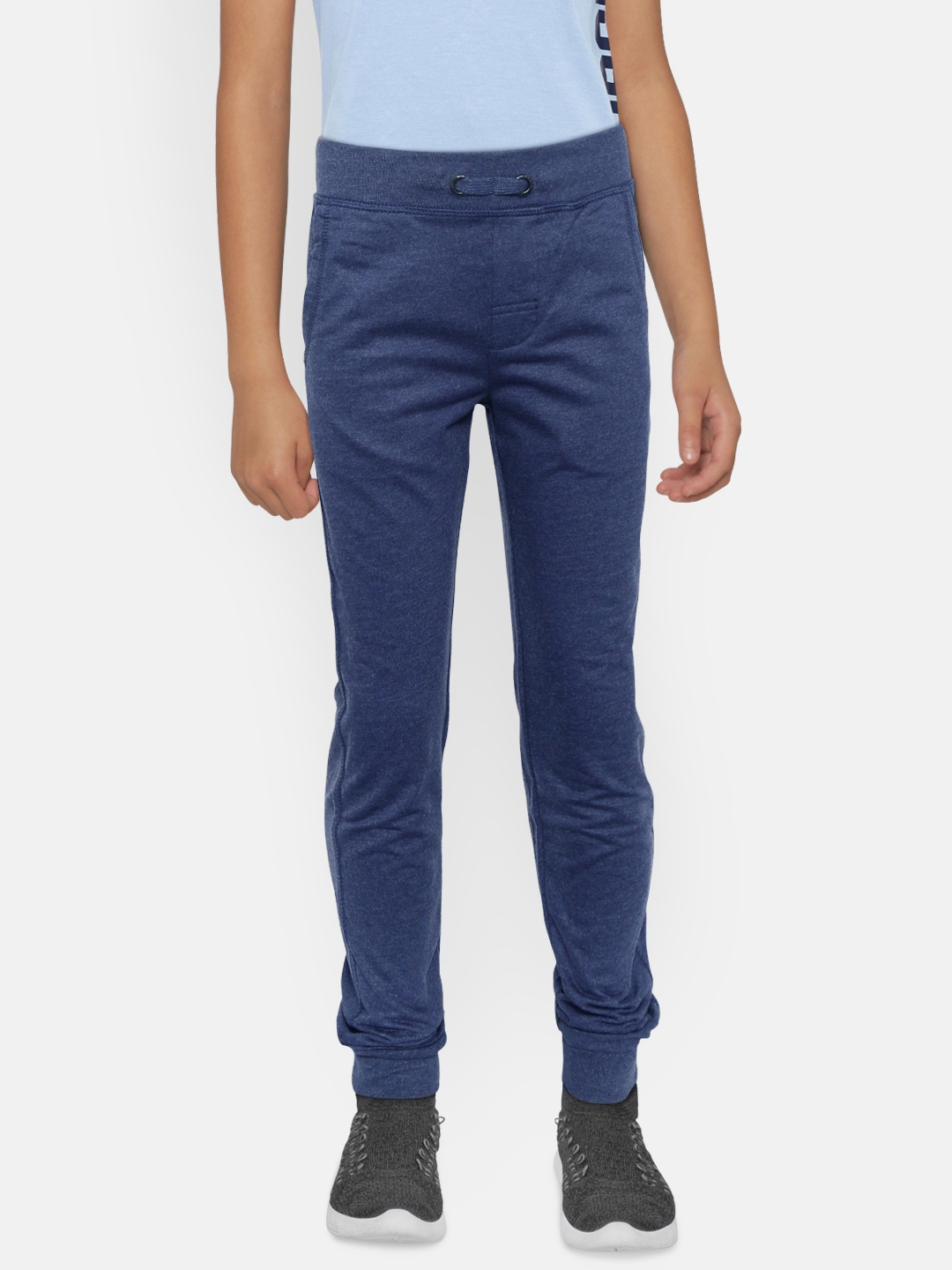 boys navy blue joggers