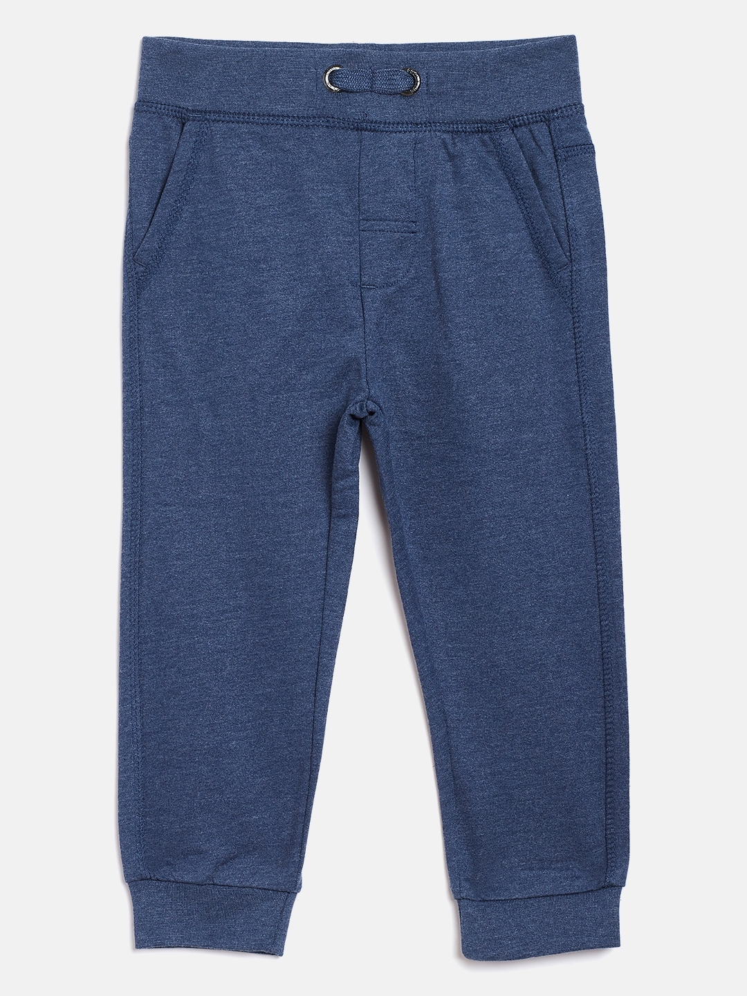 plain navy blue joggers