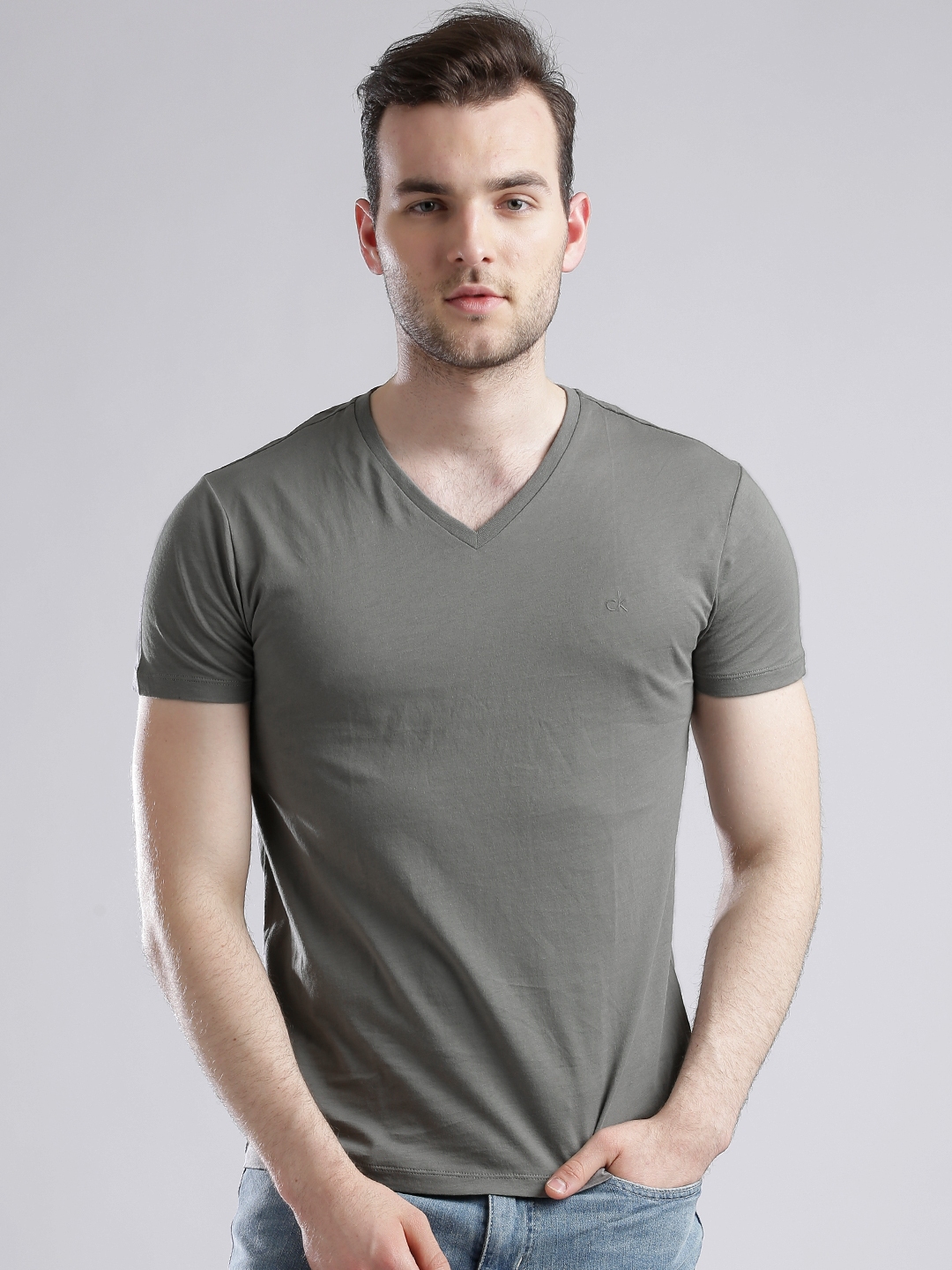 calvin klein t shirt bra grey