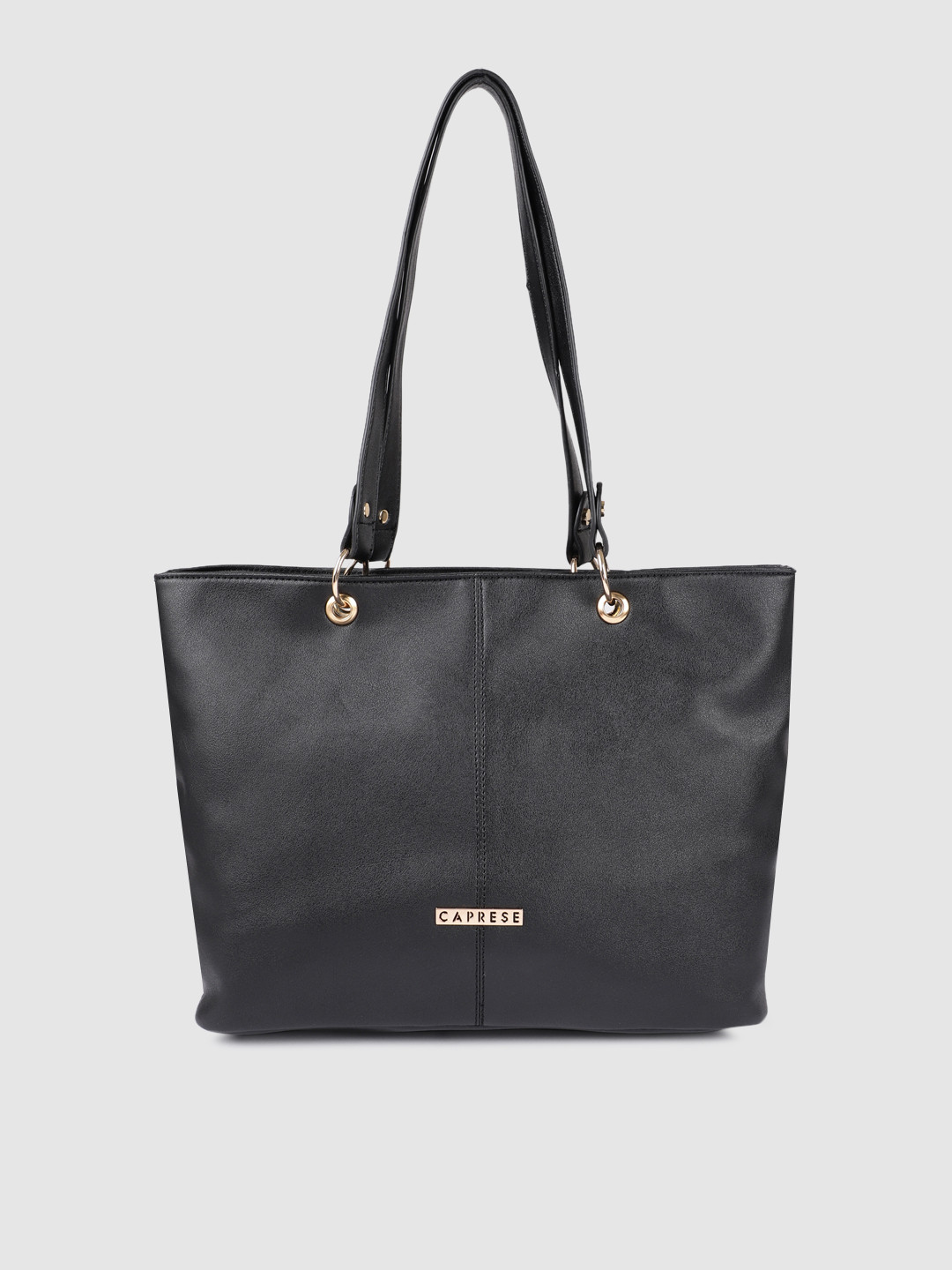 Buy Caprese Black Solid Shoulder Bag - Handbags for Women 11066476 | Myntra