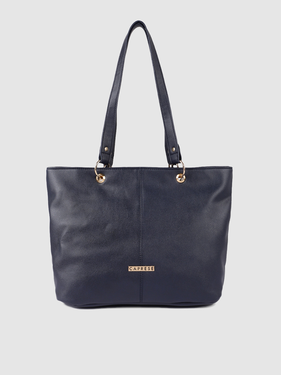 Buy Caprese Navy Blue Solid Shoulder Bag Handbags for Women 11066486