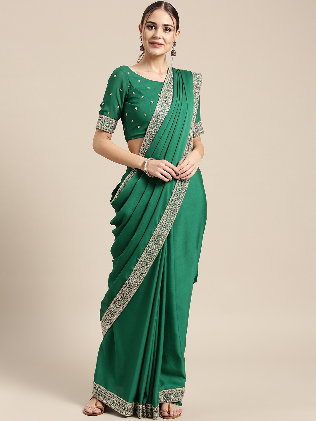 myntra half sarees