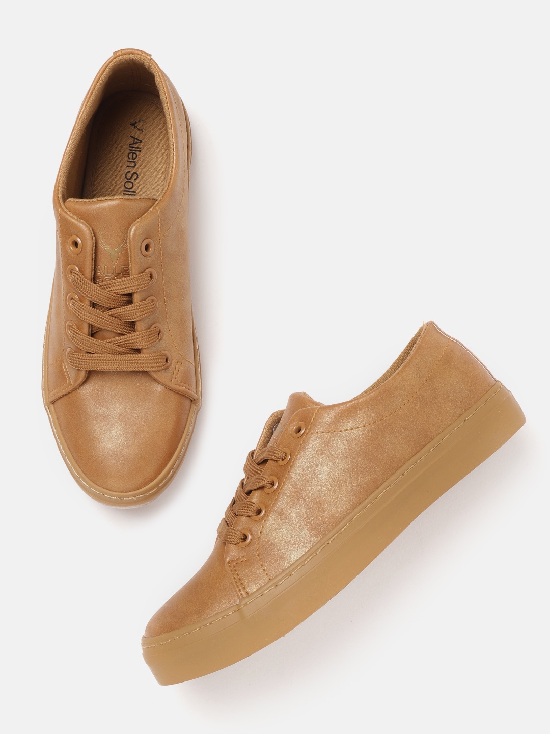 allen solly tan shoes