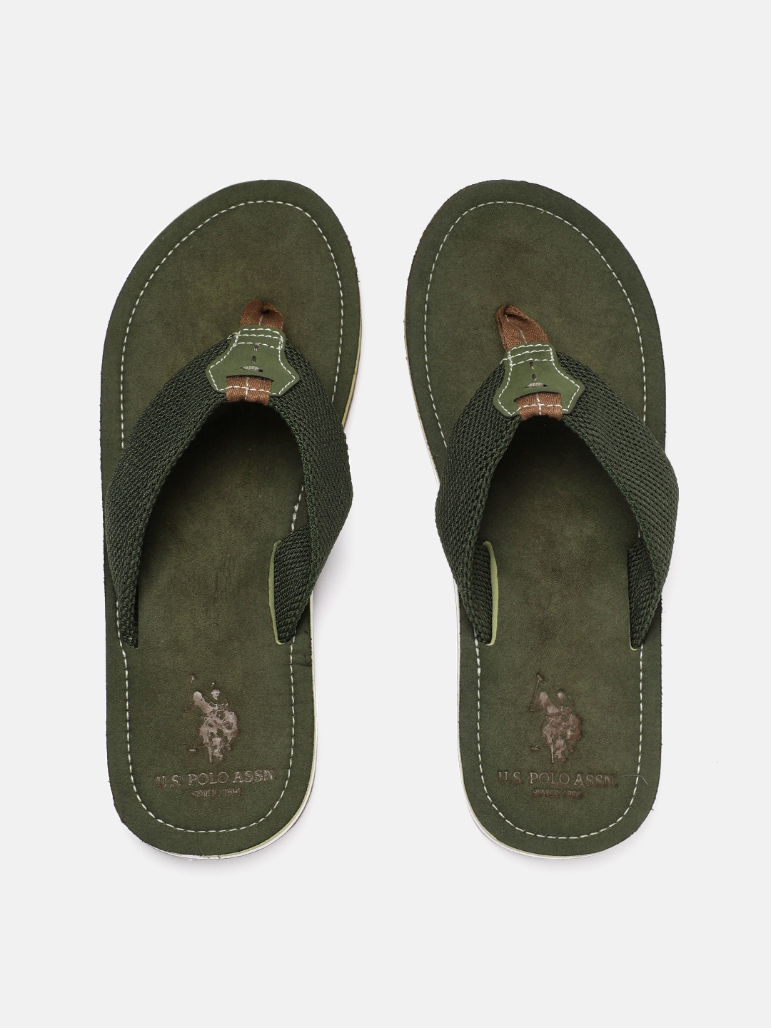 us polo flip flops mens