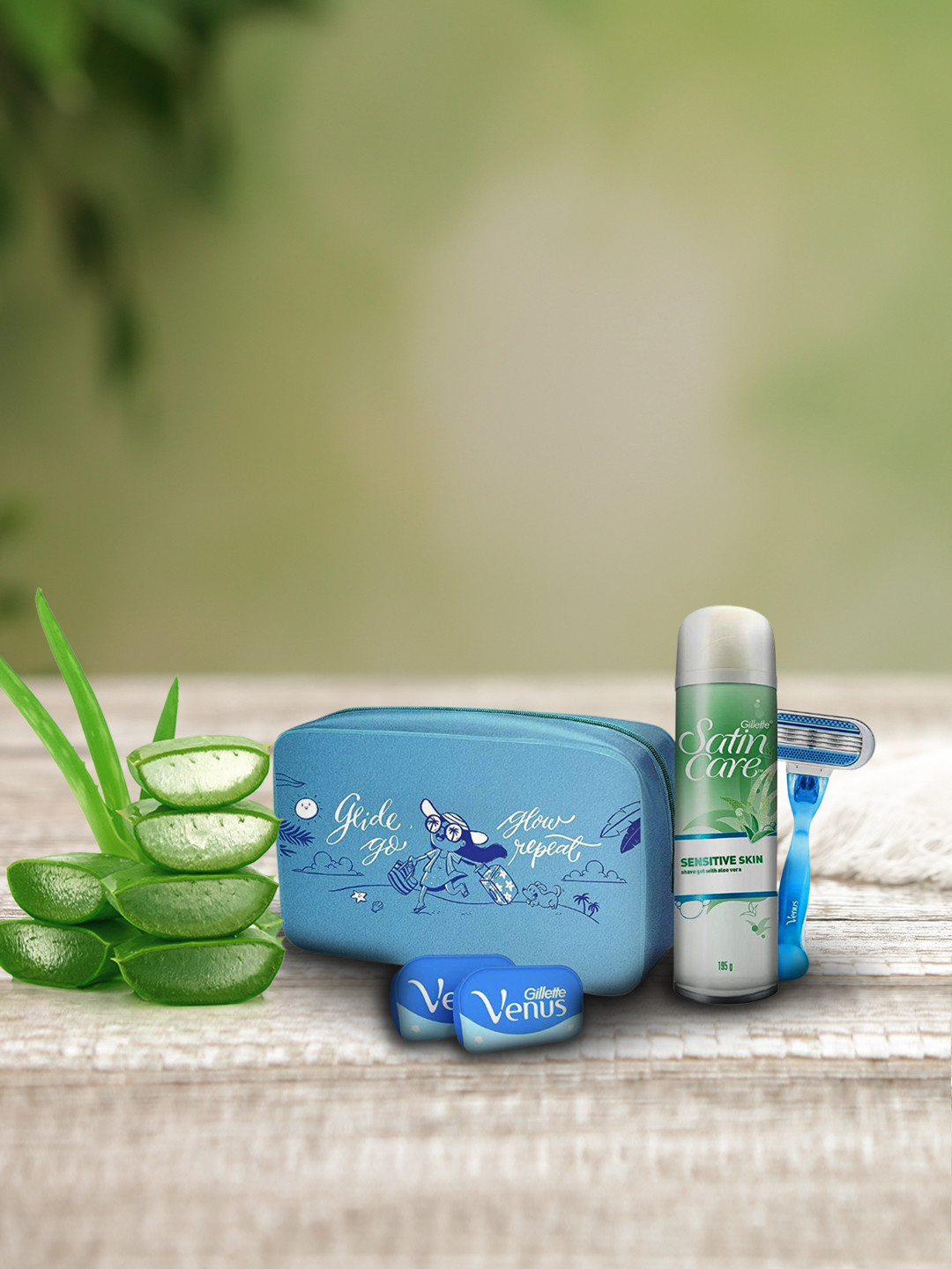 Buy Gillette Women Venus Shaving Regimen Kit With Pouch 3 Refills+1