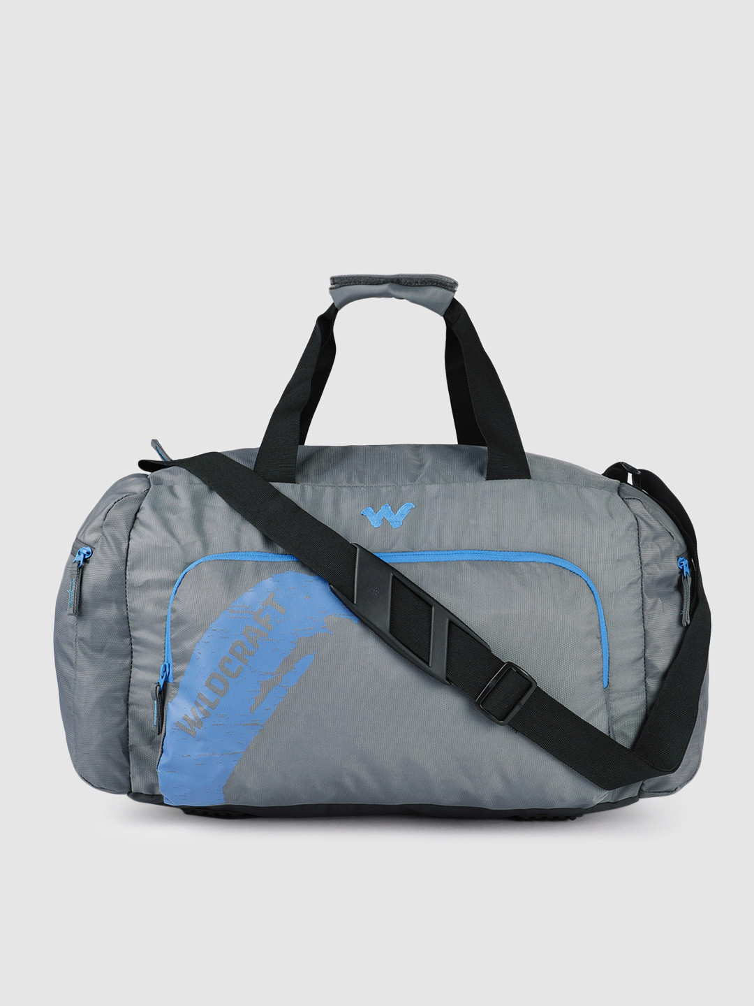 Wildcraft Unisex Grey Printed Flip Duf 2 Duffel Bag