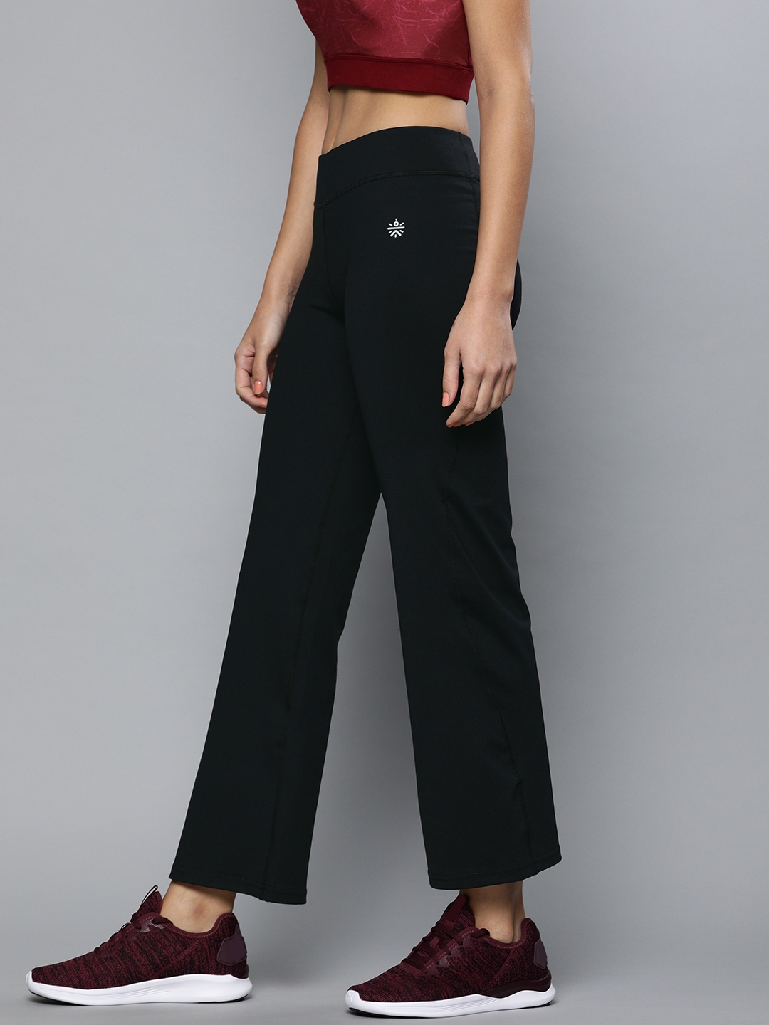 flared track pants women's