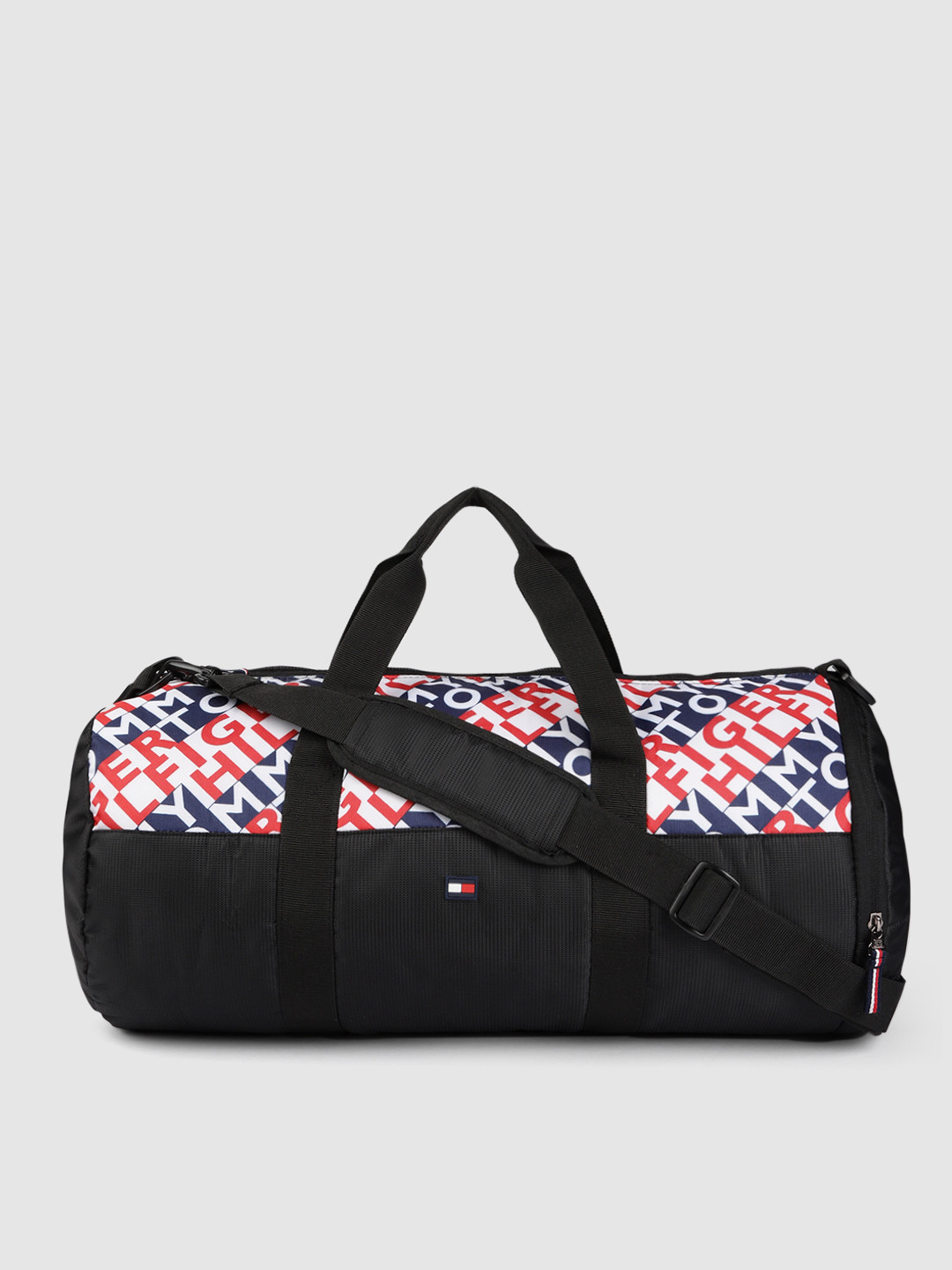Buy Tommy Hilfiger Unisex Black Duffel Bag Duffel Bag for Unisex