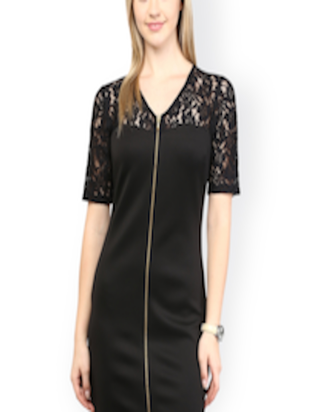 Buy RARE Black Sheath Dress - Dresses for Women 1109347 | Myntra