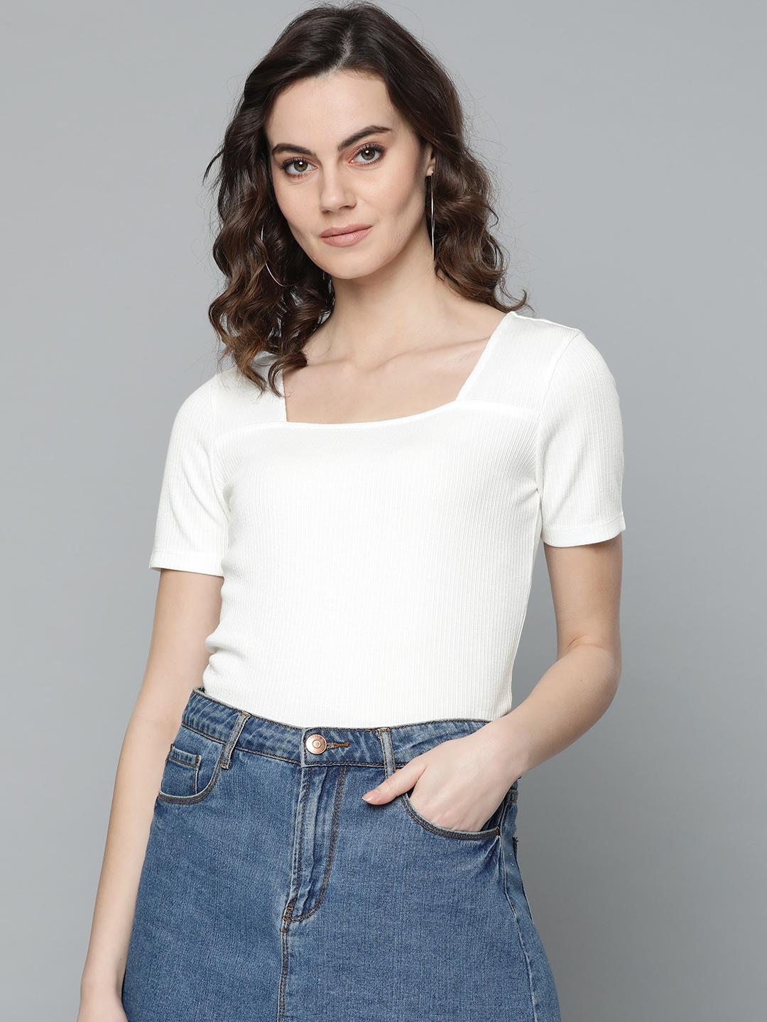 myntra white shirts