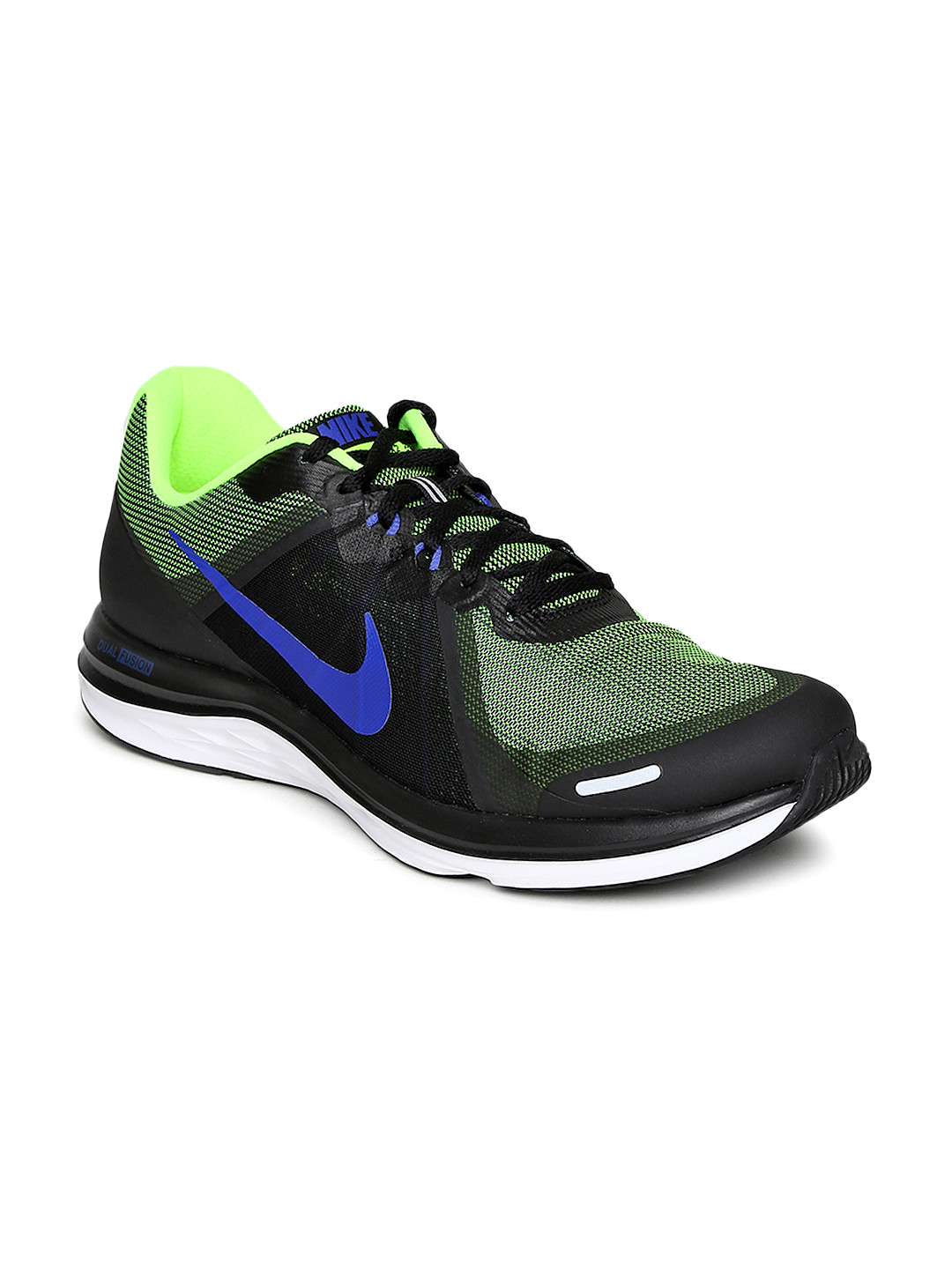 mens green and black nike shoes
