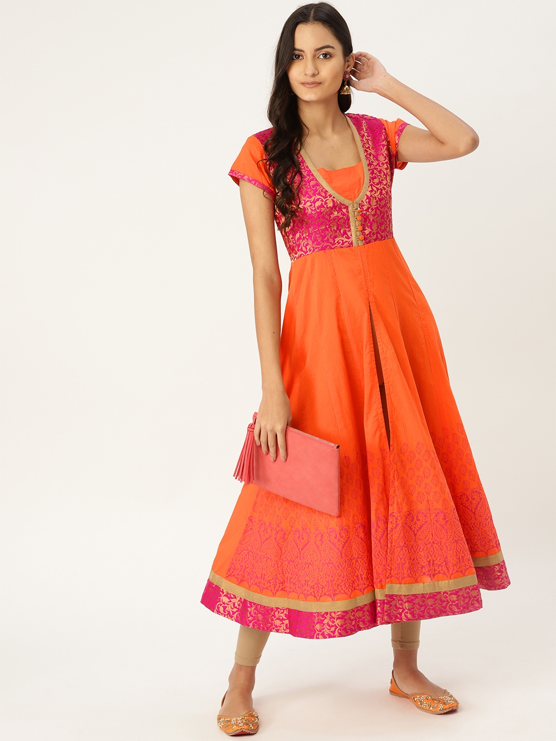 myntra anarkali cotton