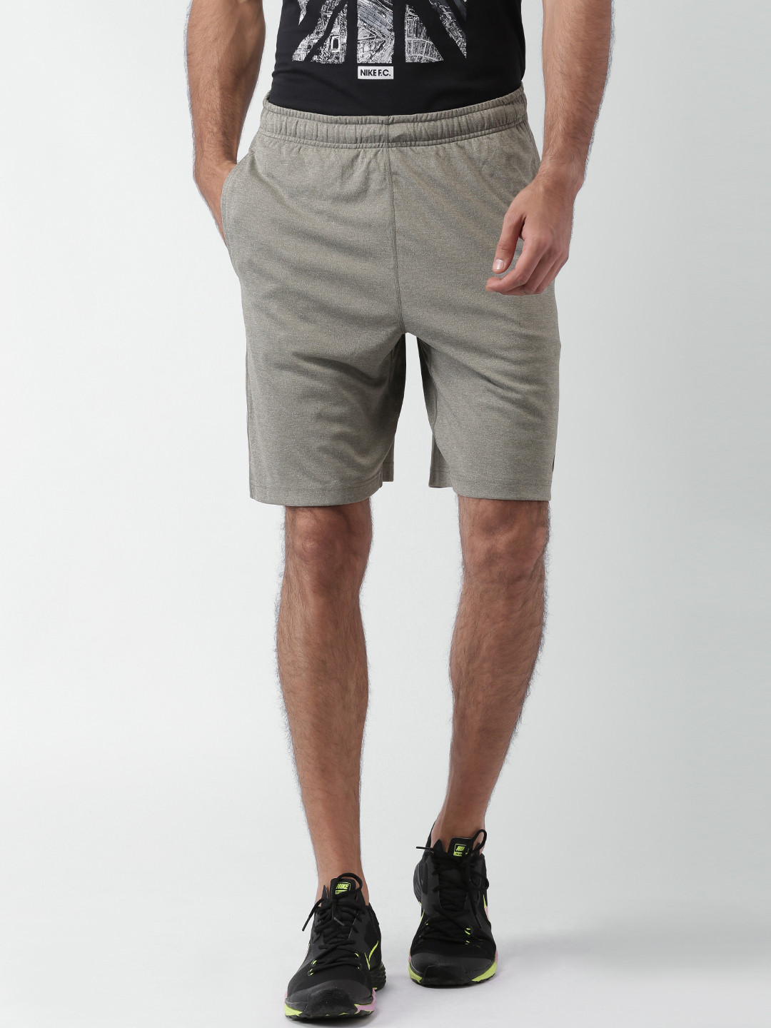 mens nike running shorts grey