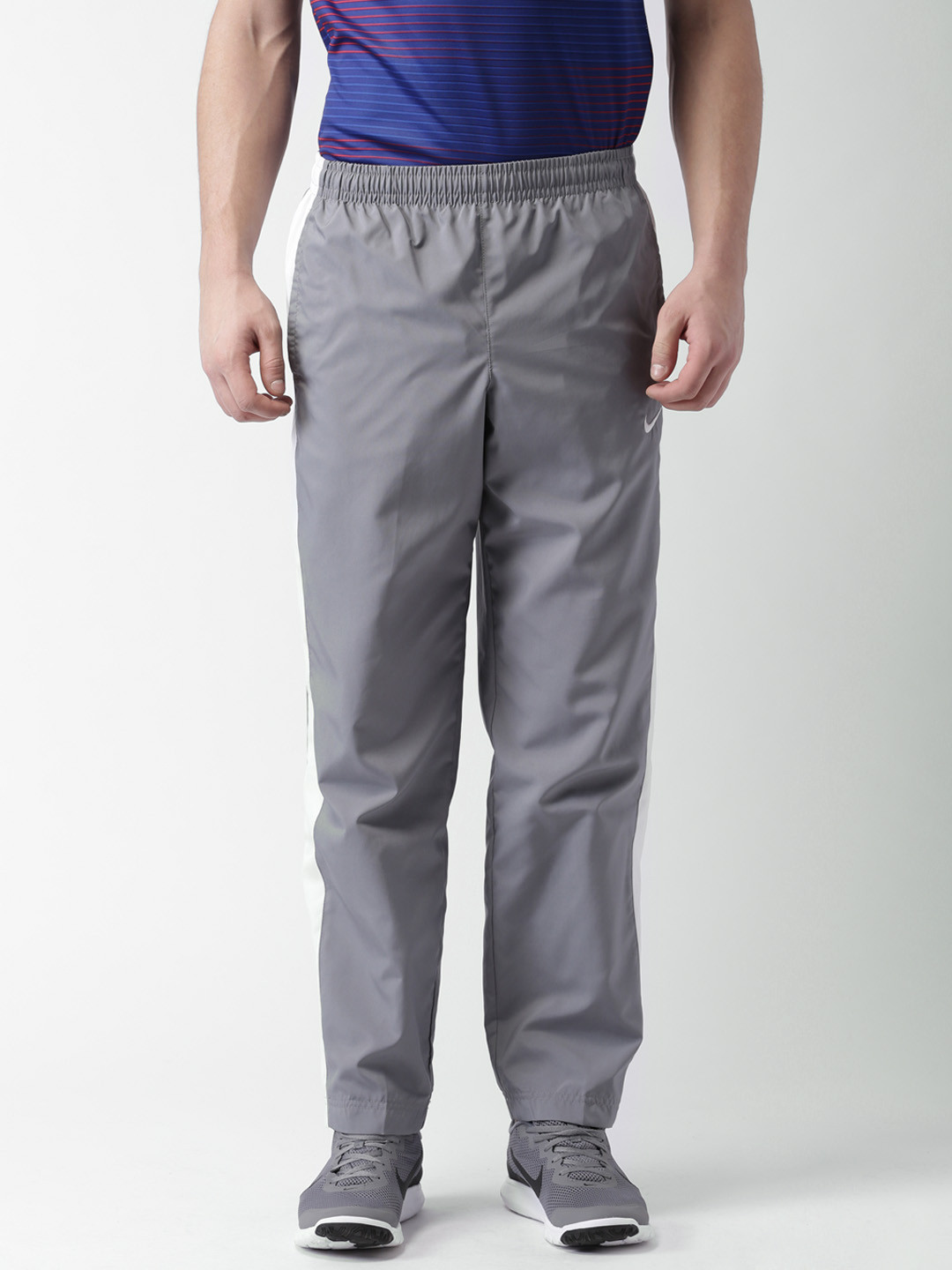 mens nike track pants grey