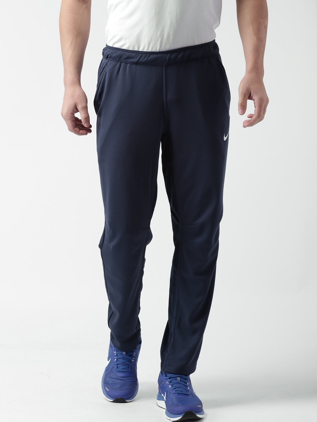 nike vintage navy track pants