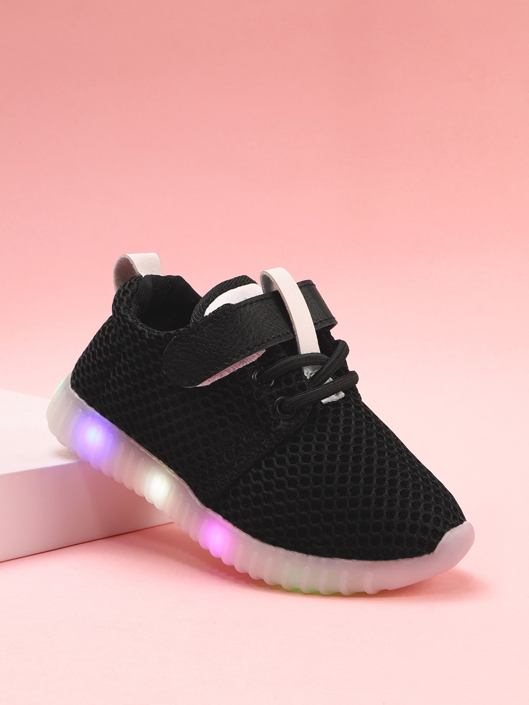 Buy Hoppipola Girls Black Sneakers Casual Shoes for Girls 11110092