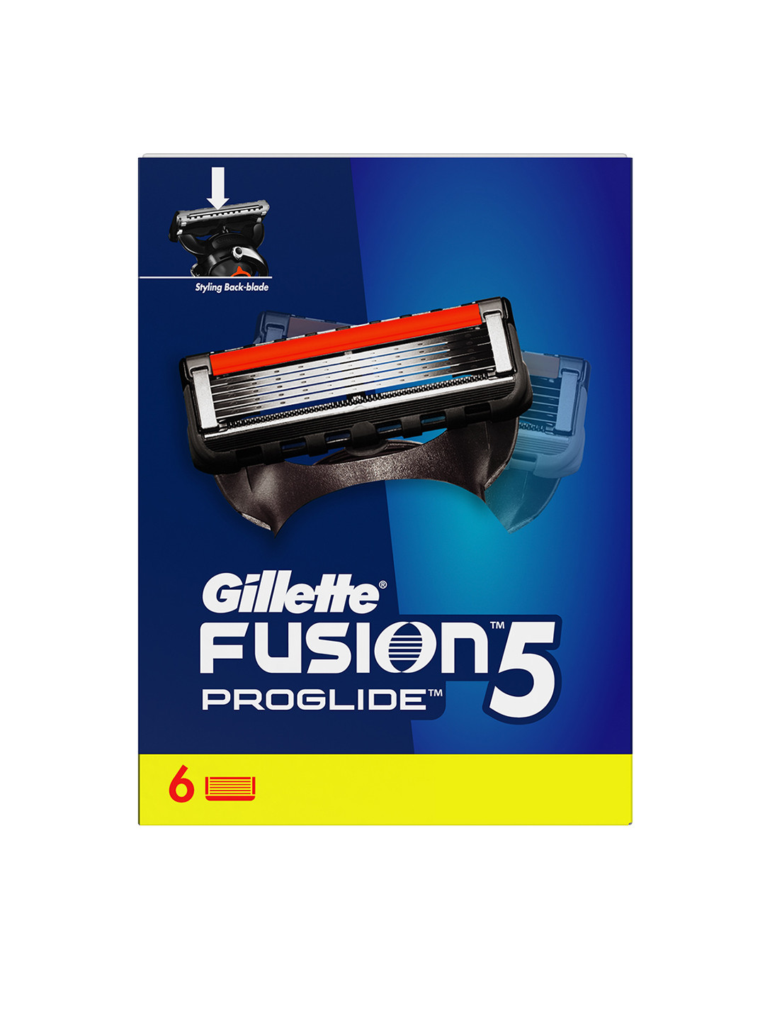 Buy Gillette Fusion Set Of 6 ProGlide Shaving Blades Razors And