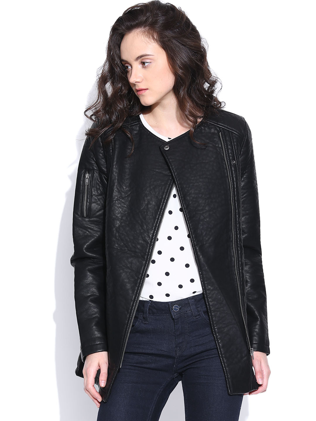 Buy Vero Moda Black Long Jacket Jackets for Women 1111047 Myntra Buy Vero Moda Black Long Jacket Jackets for Women 1111047 Myntra