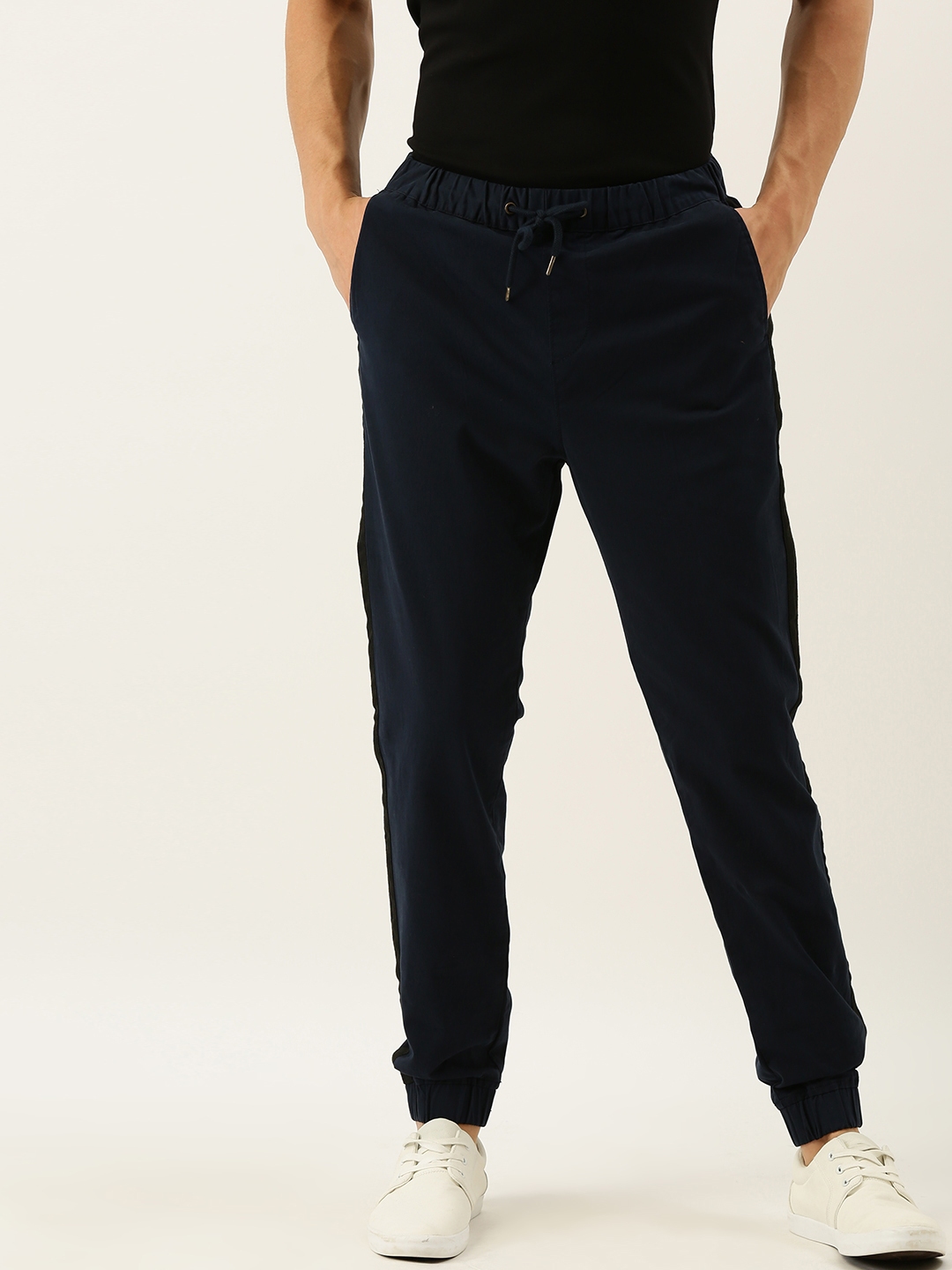 navy blue joggers mens