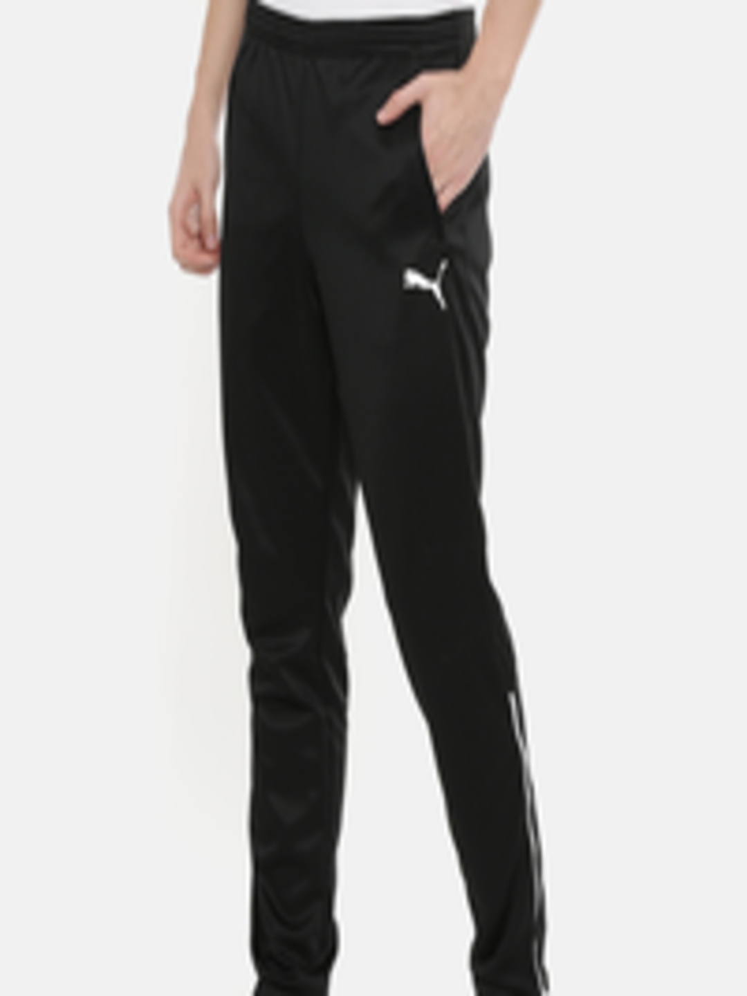 Buy Puma Men Black Solid DryCELL Smu France Training Track Pants With ...