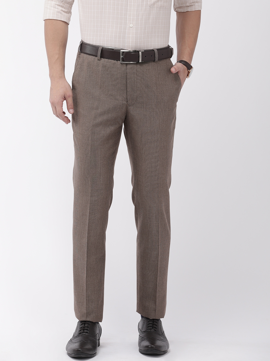 raymond pleated trousers