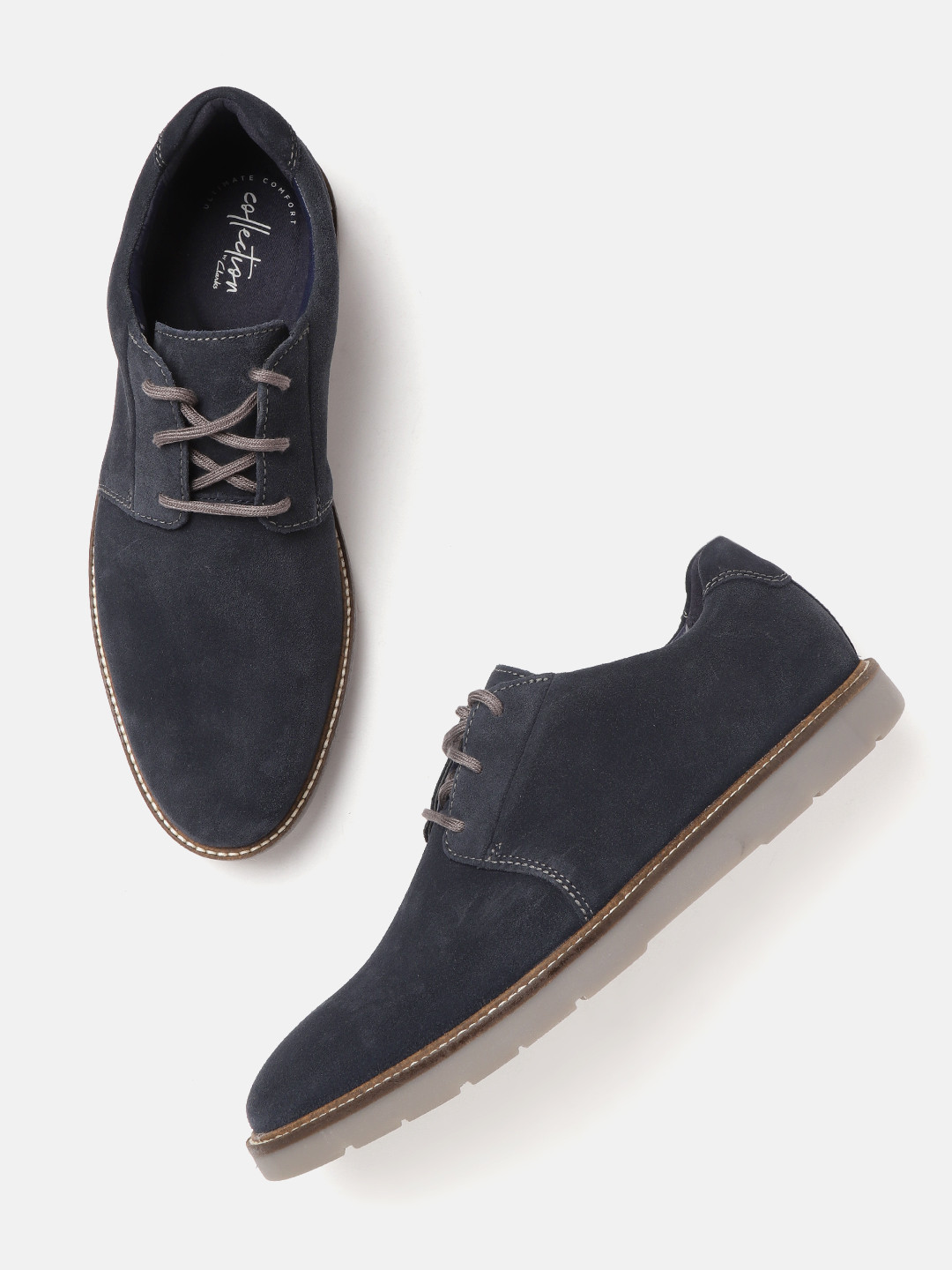 navy blue clarks