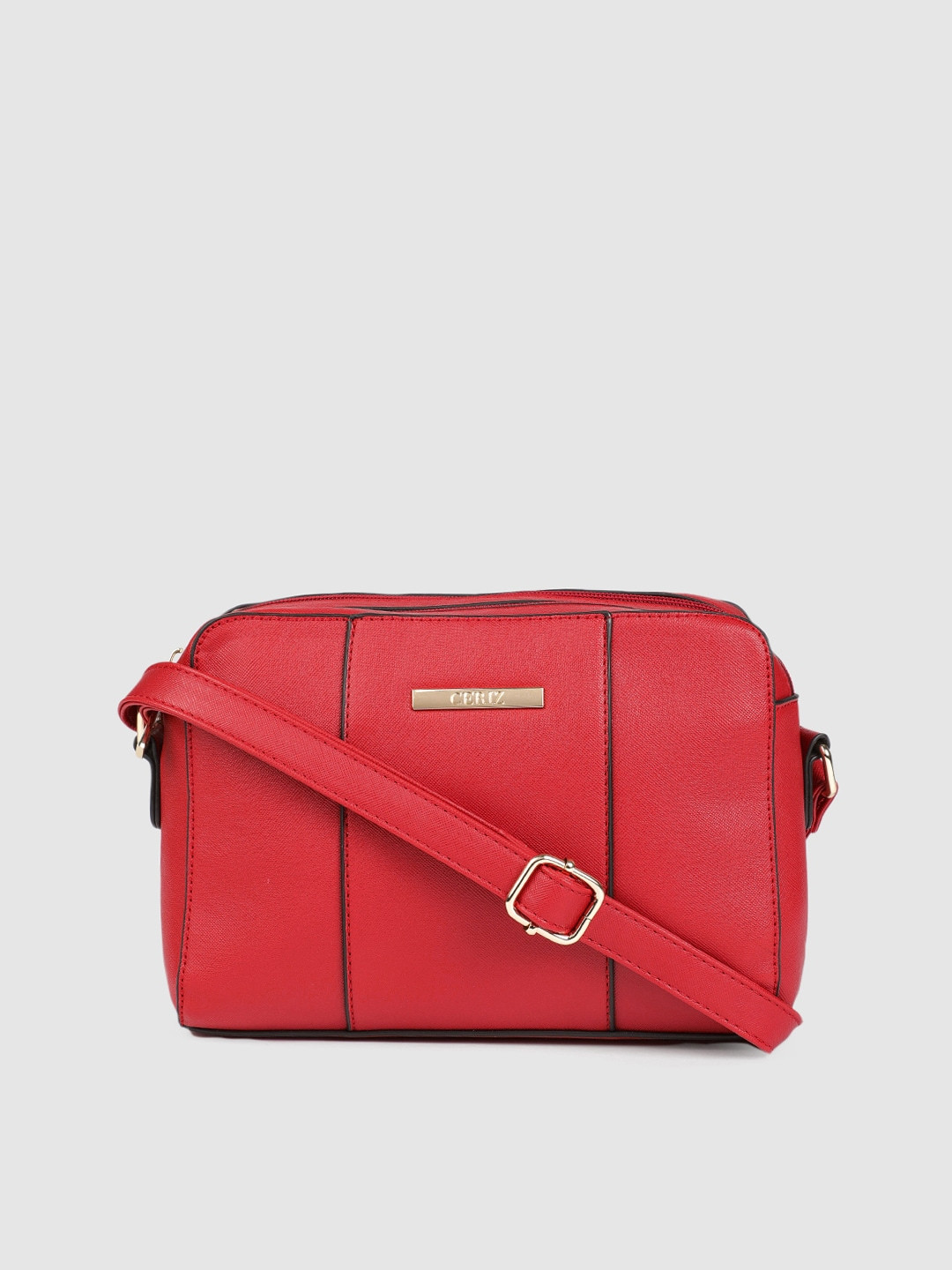 Buy CERIZ Red Solid Sling Bag Handbags for Women 11127918 Myntra