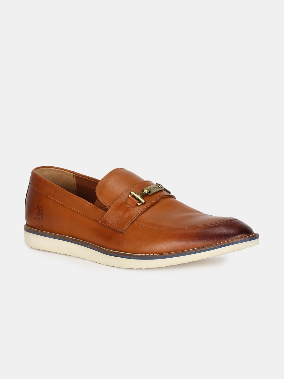 us polo assn norwalk tan slippers