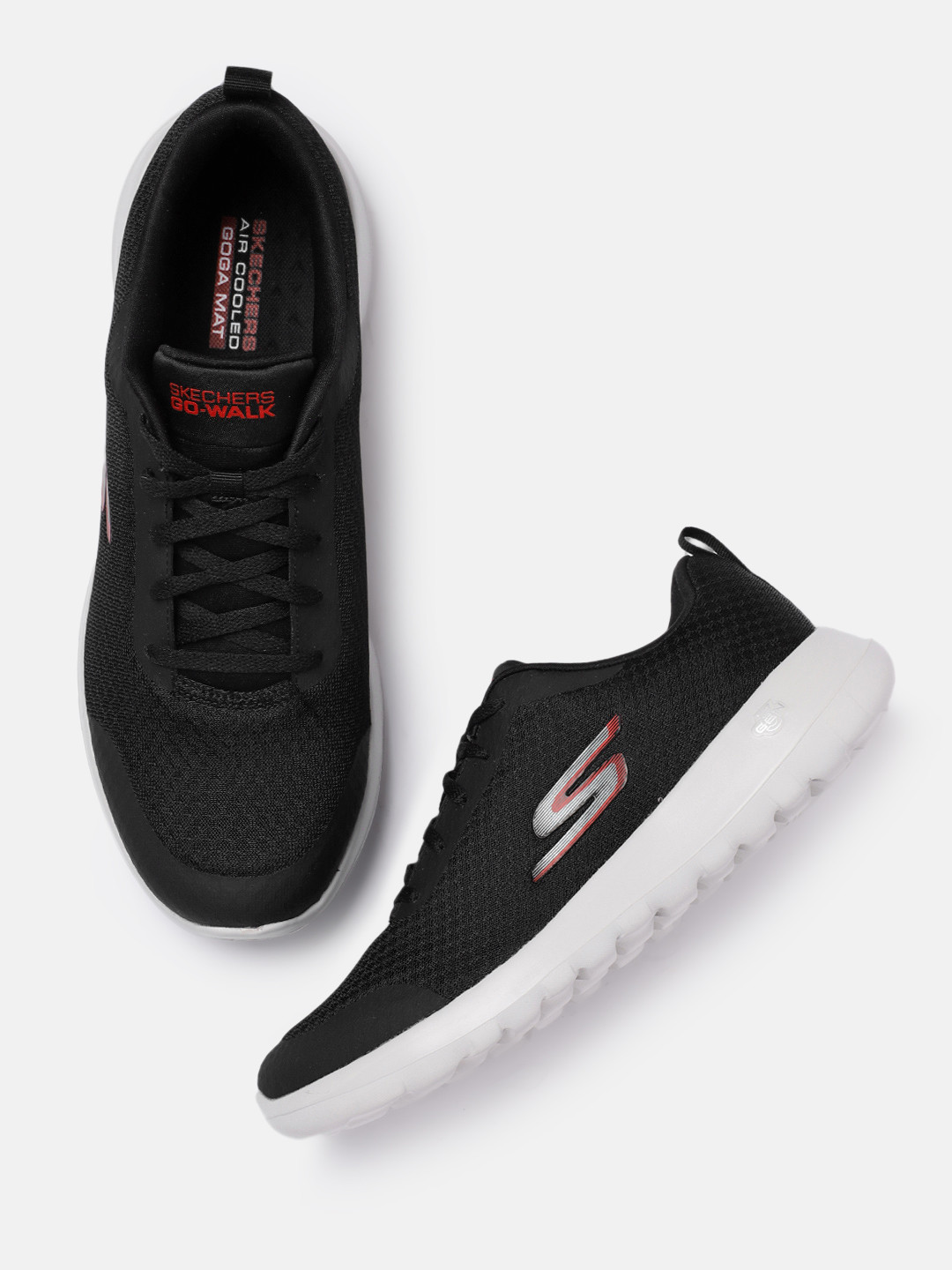 Buy Skechers Men Black GO WALK MAX OTIS Goga Max Walking Shoes Sports