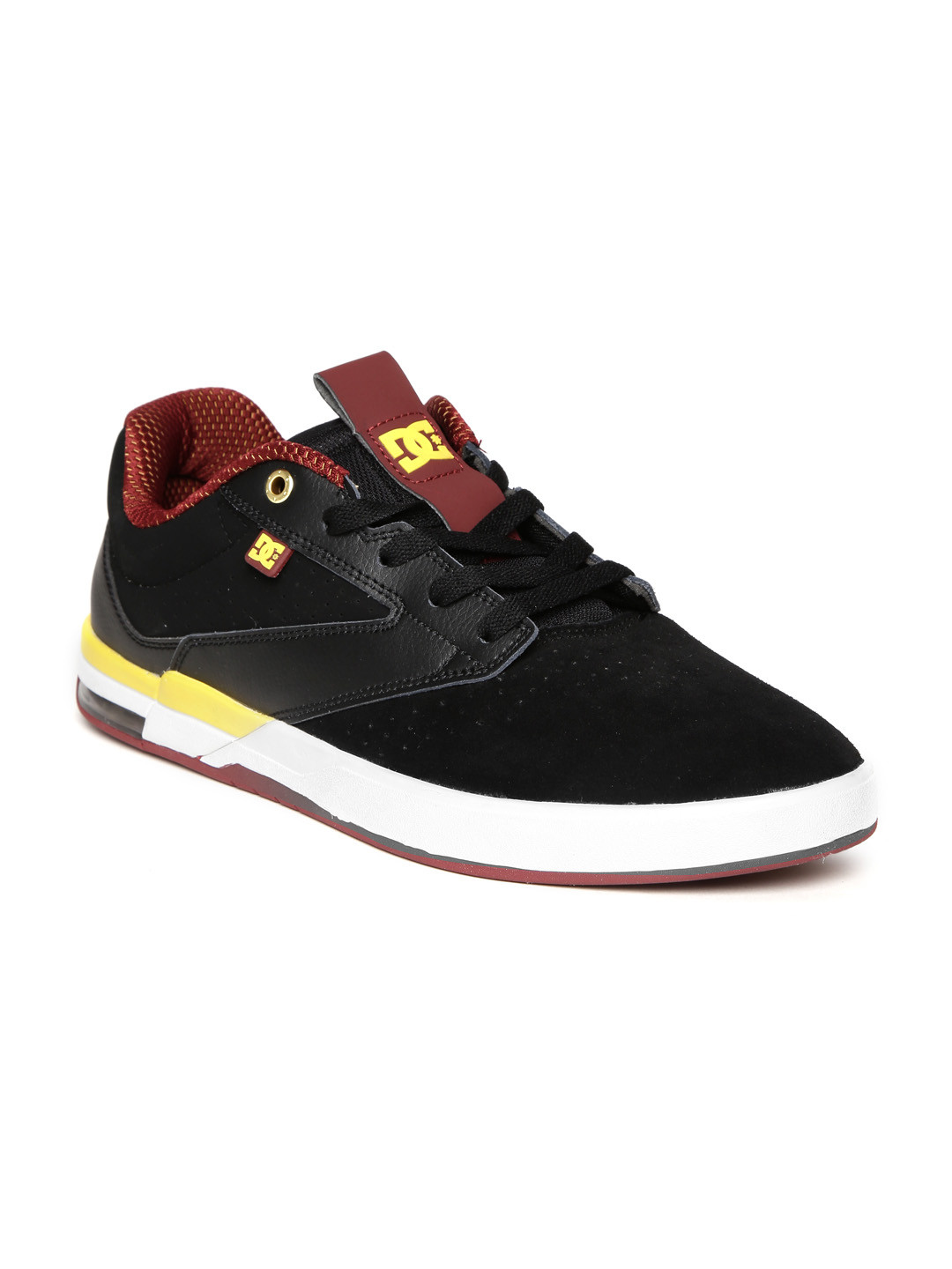 Buy DC Men Black Wolf Super Suede Sneakers Casual Shoes