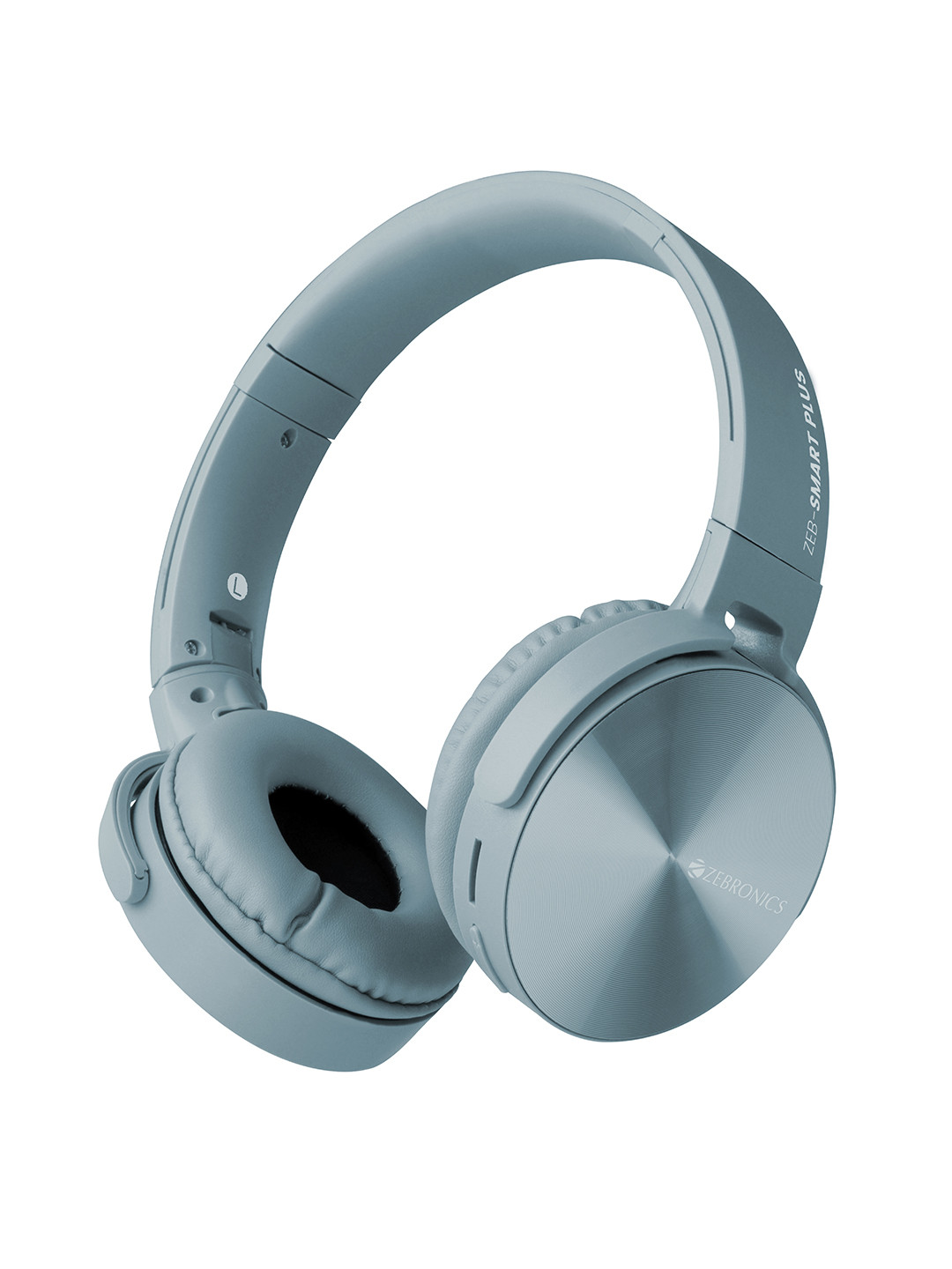 Buy Zebronics Unisex Blue Zeb Smart Plus Wireless Headphone With Voice ...