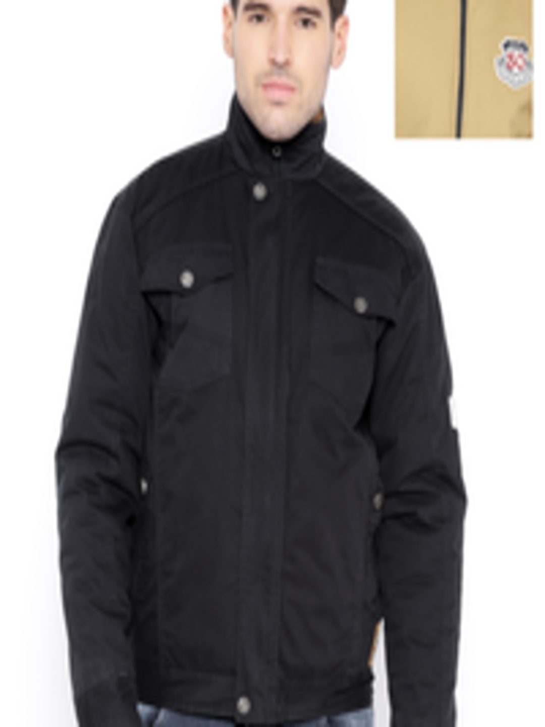 Buy Sports52 Wear Navy & Khaki Reversible Jacket - Jackets for Men ...