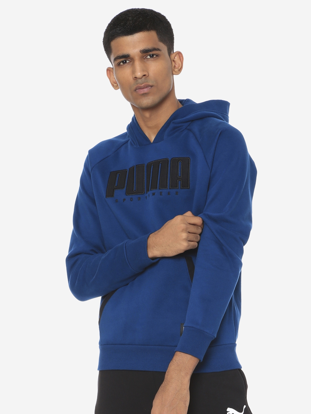 puma blue sweat jacket
