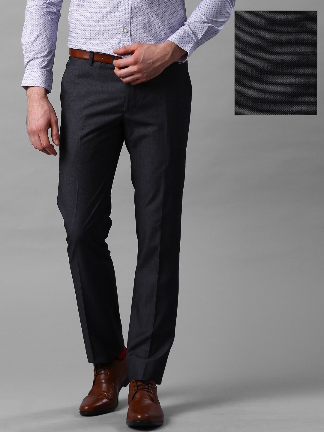 blue formal trousers mens