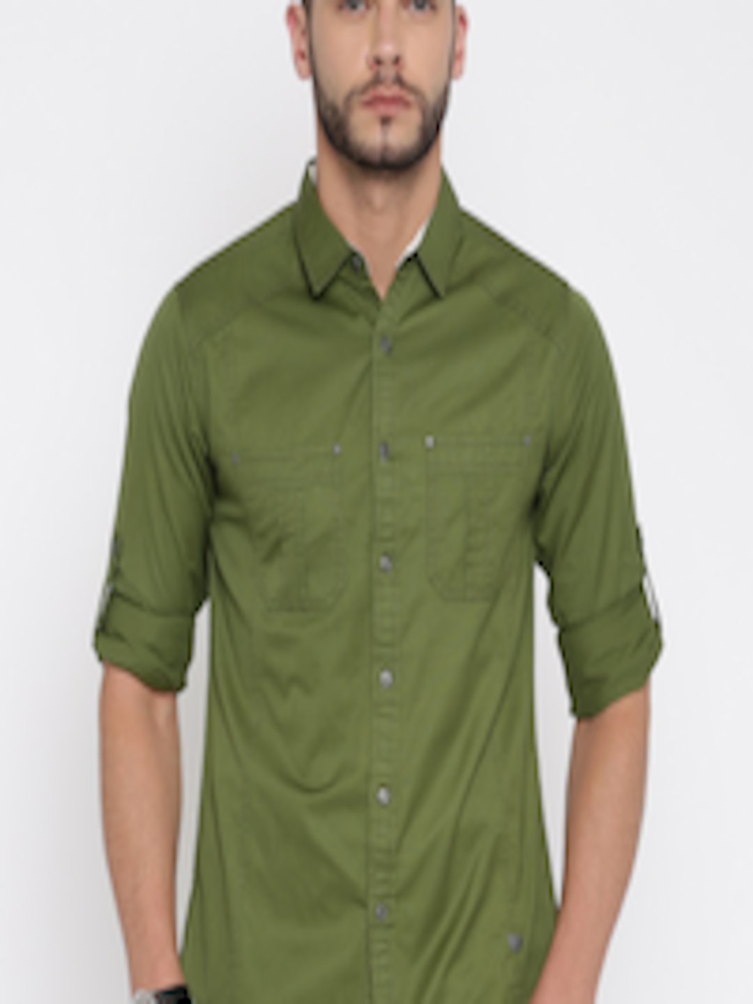 Buy Spykar Green Casual Shirt - Shirts for Men 1117253 | Myntra