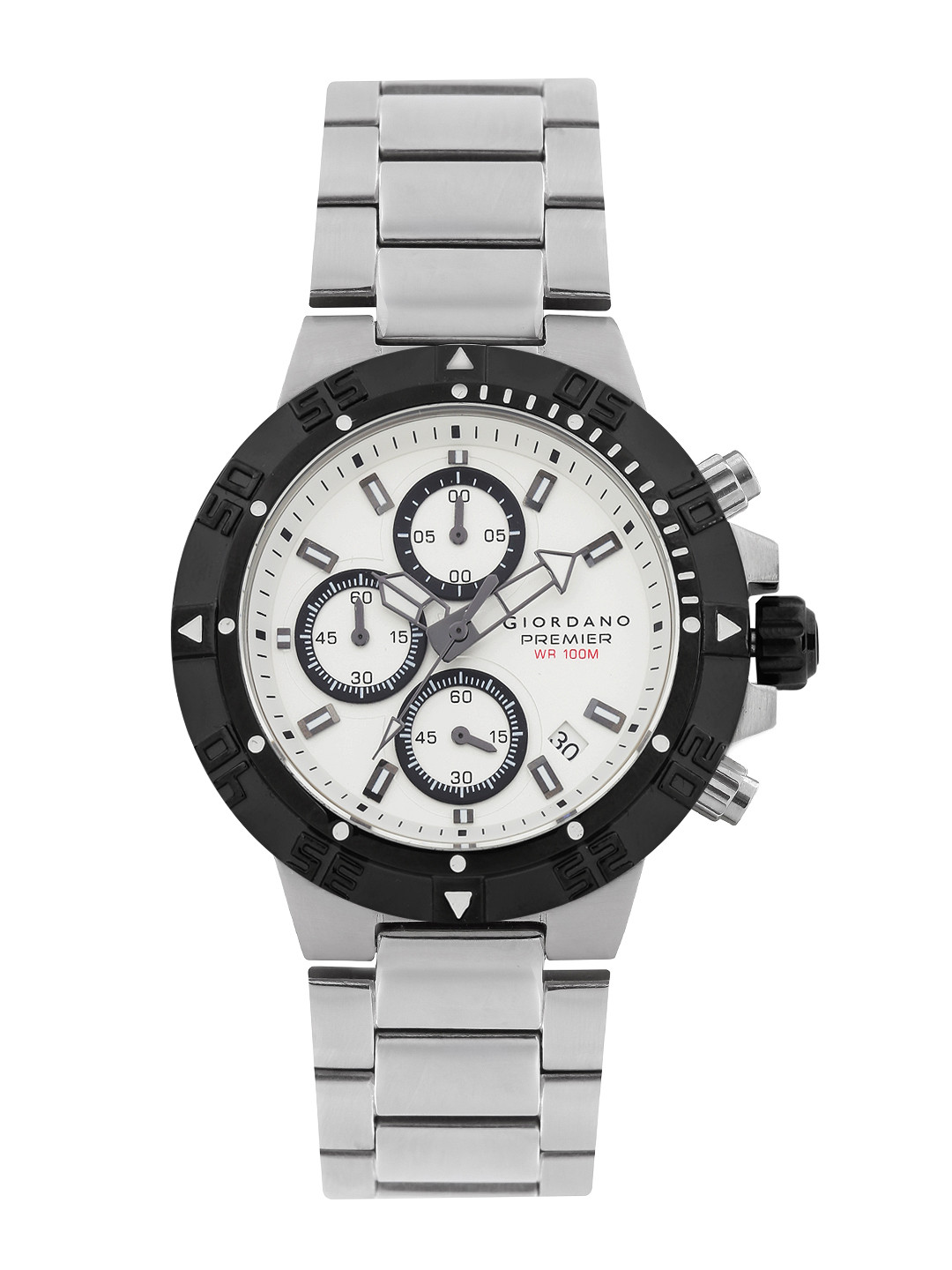 Buy GIORDANO Premier Men White Dial Chronograph Watch P158 33 Watches