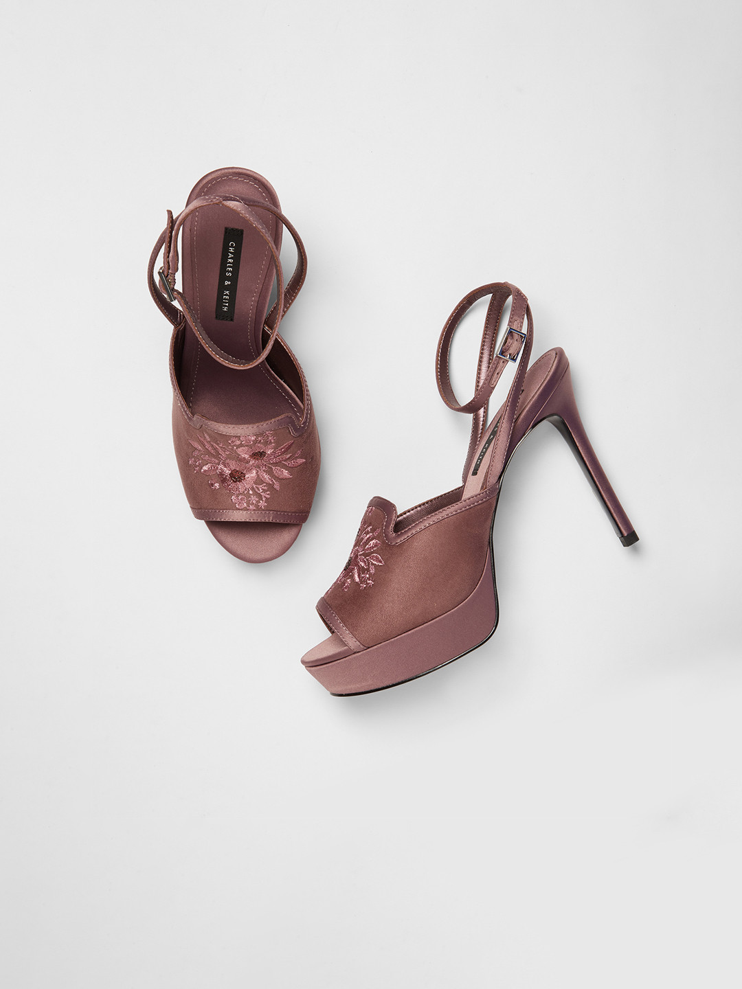 Buy CHARLES & KEITH Women Purple Woven Design Sandals Buy CHARLES & KEITH Women Purple Woven Design Sandals