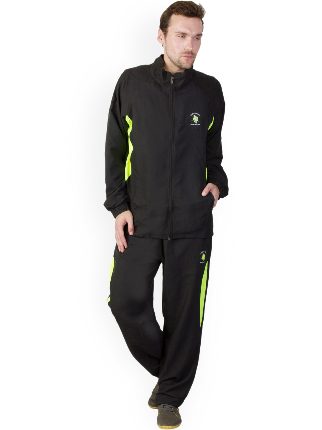 Buy Greenwich United Polo Club Black Tracksuit Tracksuits for Men