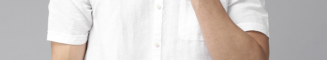 Buy Blackberrys Men White Regular Fit Solid Casual Shirt - Shirts for ...