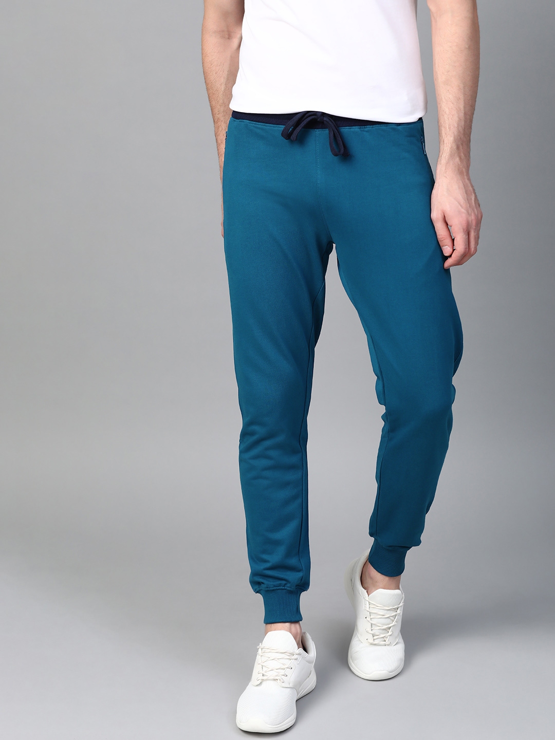 teal blue joggers