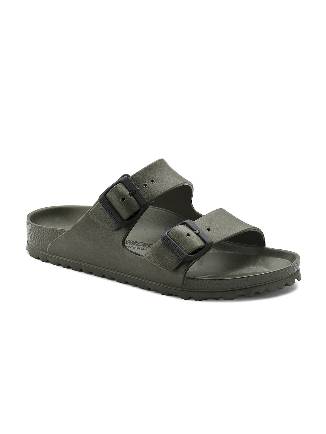 Buy Birkenstock Unisex Green Solid Arizona Essentials EVA Regular Width Comfort Sandals 