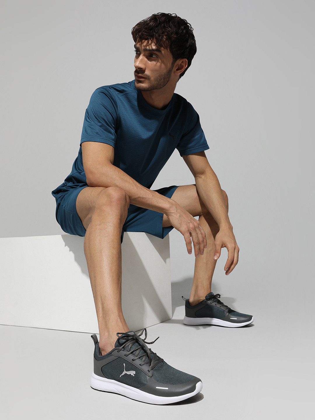 Buy Puma Men Olive Green Jaunt Sneakers Casual Shoes for Men 11203116