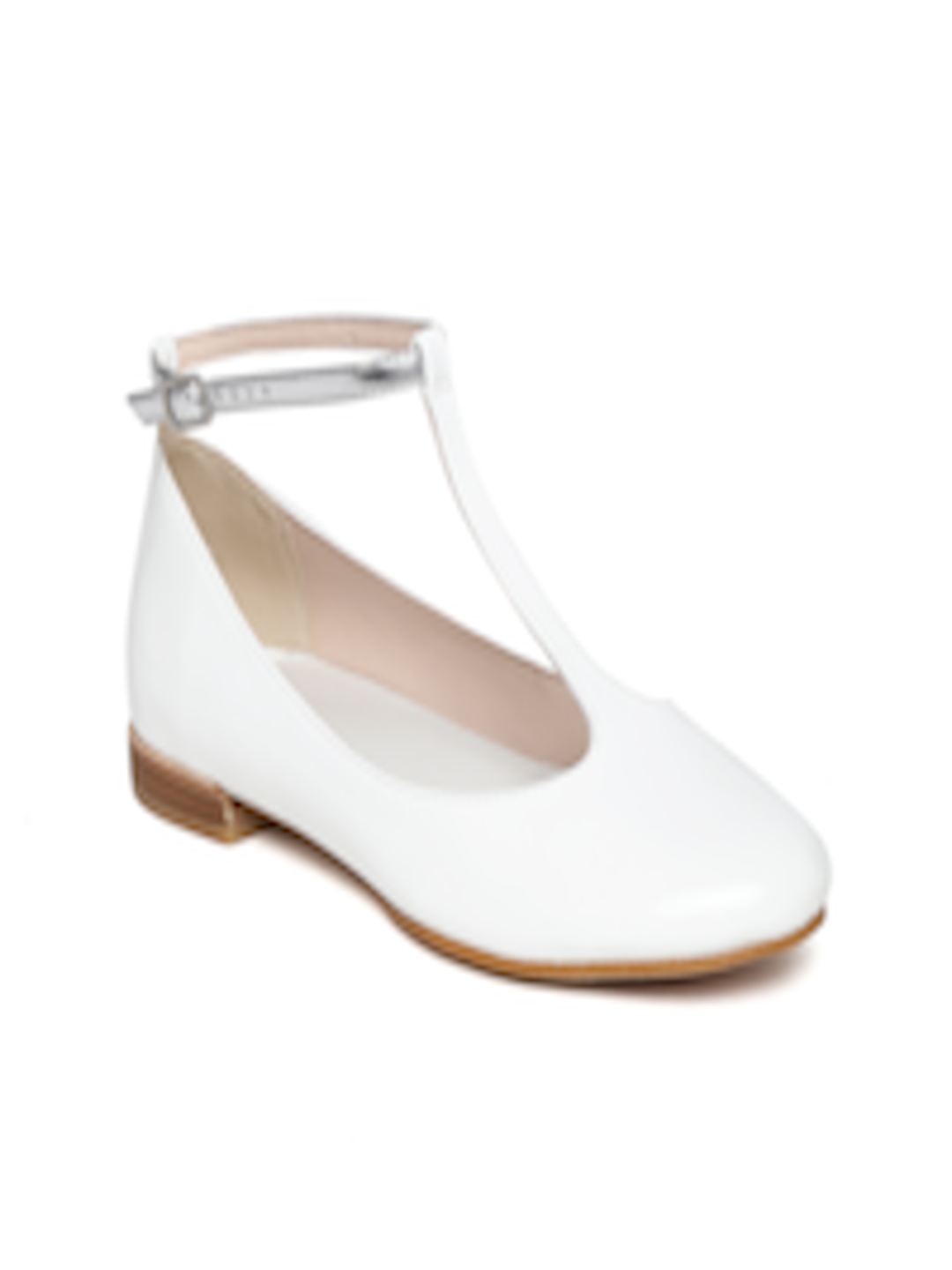 Buy Clarks Women White Patent Leather Flats - Flats for Women 1120445 ...