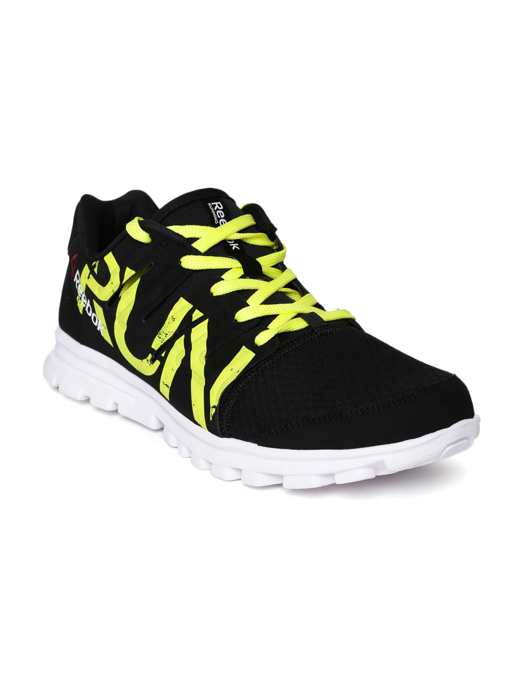 reebok men's print run ultraknit running shoes