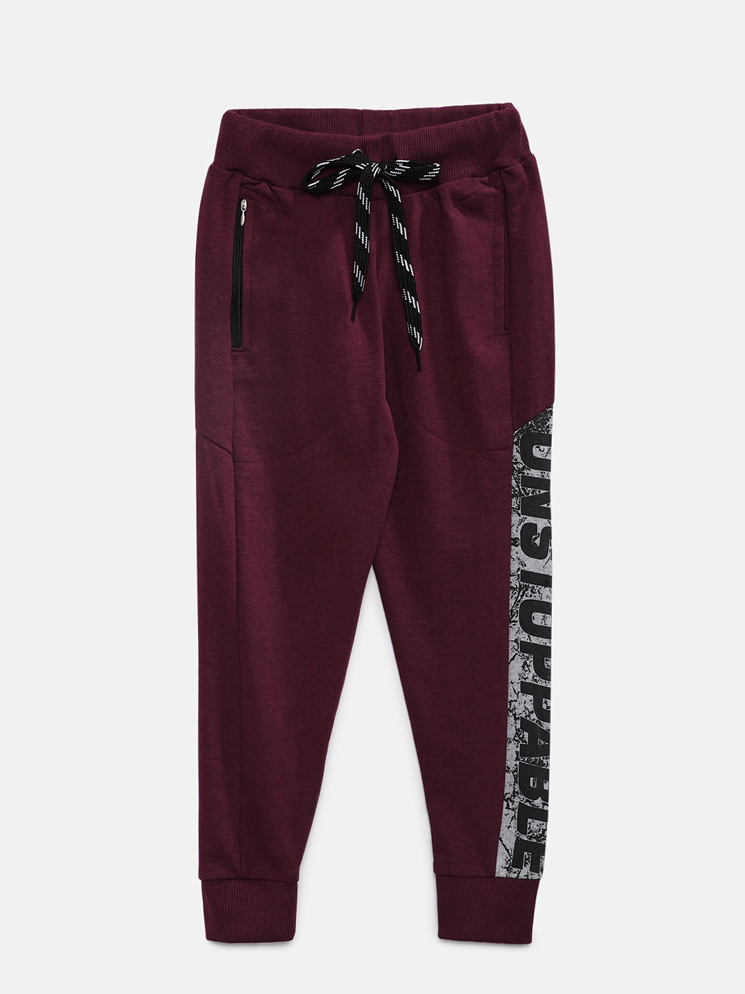 boys maroon joggers