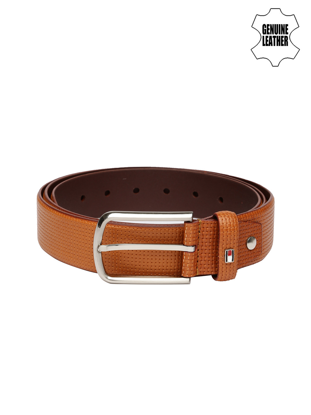 genuine leather tommy hilfiger belt men