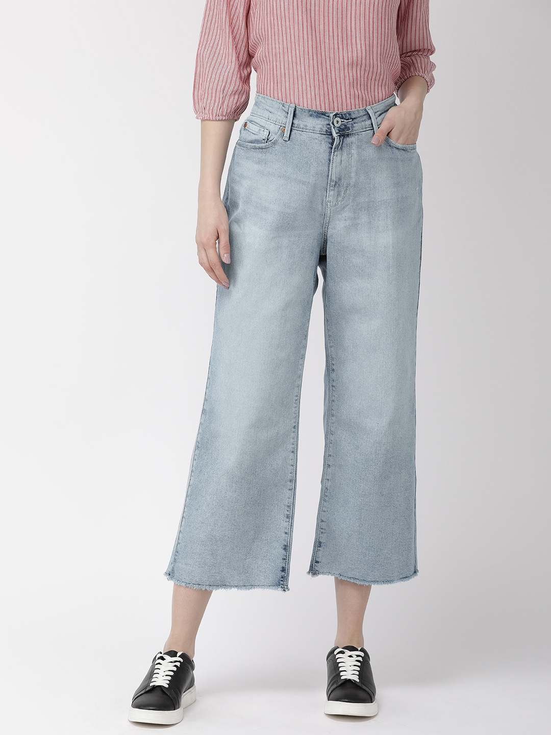 denizen levi's high rise slim crop
