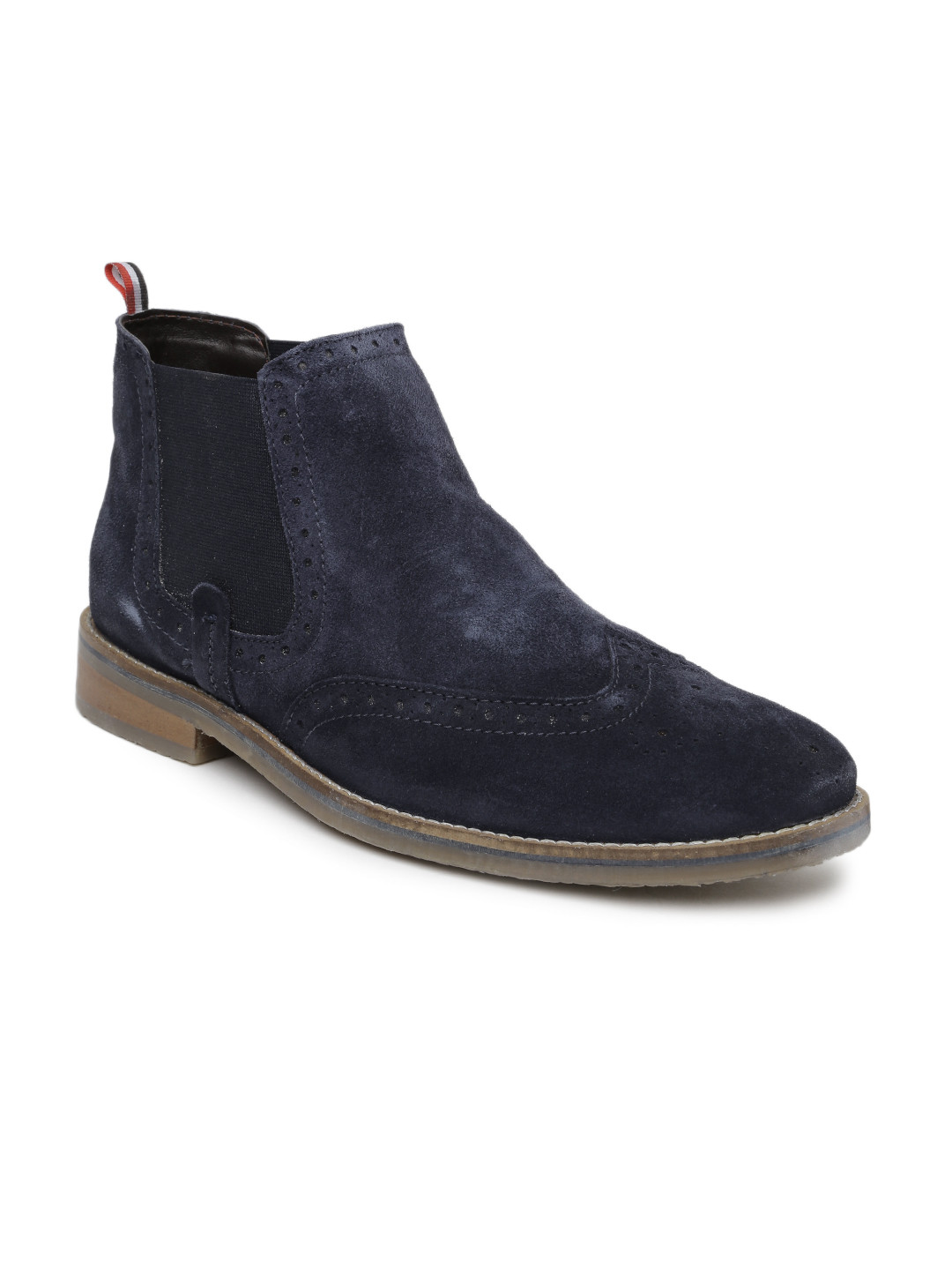 Buy Bata Men Navy Suede Chelsea Boots Boots for Men 1124272 Myntra