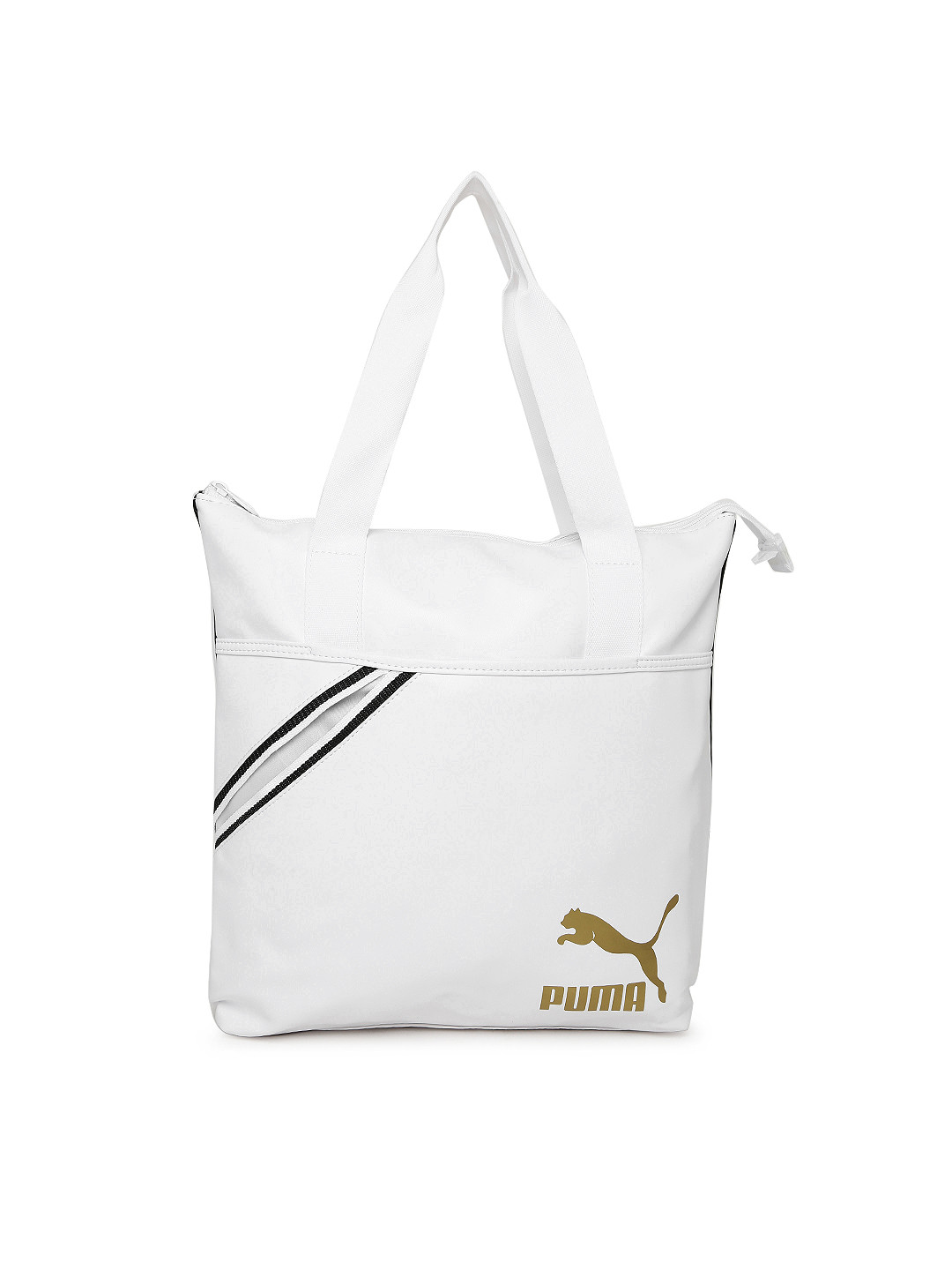 Buy PUMA White Archive Shopper Tote Bag Handbags for Women 1124860